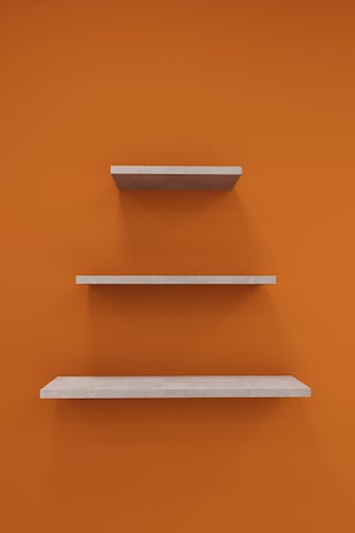 Asra Trend Modern 3'lü Uçan Raf Çok Amaçlı Duvar Rafı Organizer %100 Mdf Kitaplık Mutfak Banyo Rafı Drf05 Retro Taş