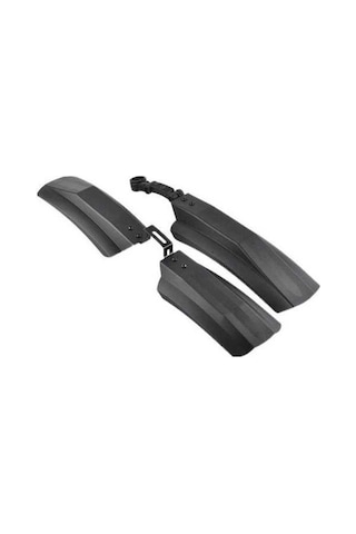 Pazly 2 Adet Siyah Fatbike Bisiklet Çamurluk Aşınma Ve Darbe Dayanıklı Ön/arka Parça Uygulama Kolay, Kırılma Önleyici, Plastik Yapımlı Siyah