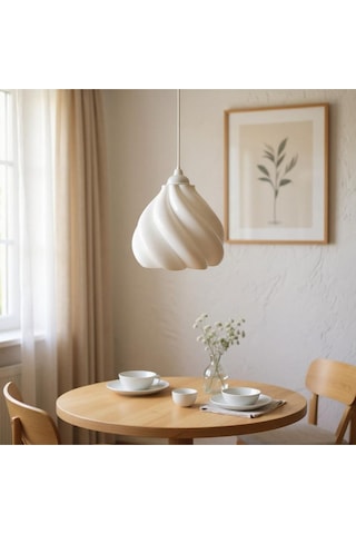 Rüzgar Gülü Modern Sarkıt Avize Nestvibe Beyaz