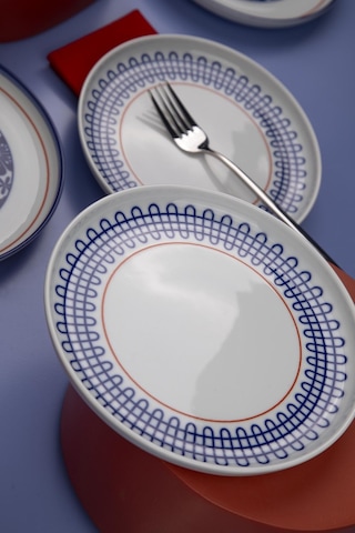 Kütahya Porselen Moderna 6 Kişilik 19 Cm Pasta Takımı Sofia