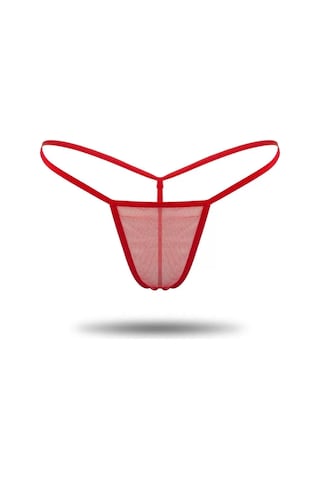 Kırmızı Tül Tanga Tm1115 Kırmızı