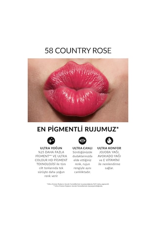 Avon Ultra Kremsi Ruj Country Rose
