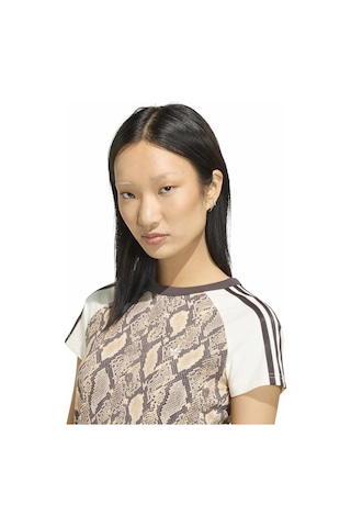 Adidas Lınen/magbeı Calı Tee Bej