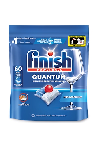 Finish Quantum 60 Tablet Bulaşık Makinesi Deterjanı