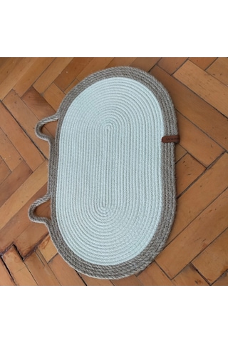 Krem-jüt Evcil Hayvan Mama Paspası, Kedi Mama-su Matı