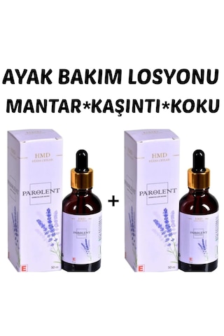 Bitkisel Ayak Bakım Losyonu 50cc 2 Adet Mantar-kasıntı-koku Sağlık Bakanlığı Onaylı Uts Kayıtlı