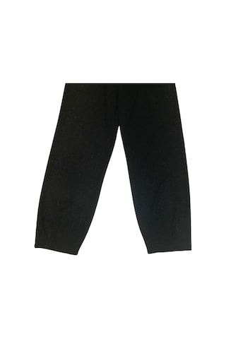 Kadın Beli Lastikli Cepli Paçası Pensli Spor Pantolon Siyah