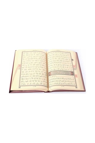 Hayrat Neşriyat Rahle Boy Kur'An-I Kerim 2 Renkli - Bordo - Mühü