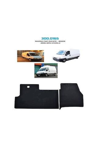 Peugeot Boxer 2006 -2014 Model Arası Kauçuk Ön Paspas Rulo Paspas