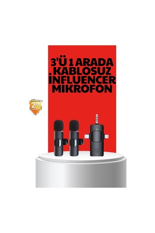 Home Kablosuz Mikrofon - Telefon Ve Bilgisayar Uyumlu