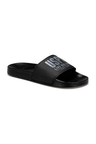 U.S. Polo Assn. U.s Polo Assn. Gusty Plaj Havuz Deniz Siyah Erkek Terlik Siyah