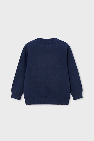 Erkek Çocuk Bisiklet Yaka Basic Triko Kazak - Lacivert Sarı