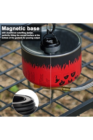 Ise Mount-açık Alüminyum Alaşımlı Gastank Kapağı Taşınabilir-siyah Siyah