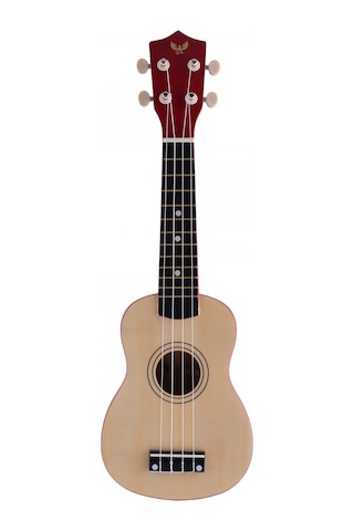Angel Auk21-n Soprano Ukulele - Naturel Başlangıç - Klasik Seri Naturel Mat Bitiş, Ihlamur Ağacı Gövde Ve Klavye, Taşıma Çantası Dahil Ölçüler: 21 İnç / 330 Mm Skala