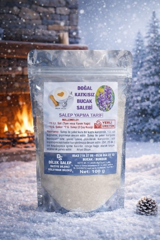 Meşhur Bucak Salebi,dilek Salep,salep 100g ,saf Salep