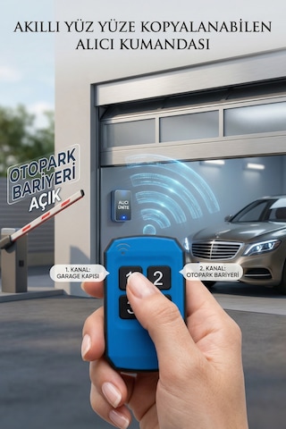 Vcm Akıllı Yüzyüze Kopyalanabilen Kepenk Garaj Ve Otopark Bariyer Kumandası