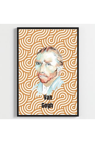 Besay Van Gogh Duvar Posteri-klasik Sanat Estetik Dekoratif A2 Çerçevesiz