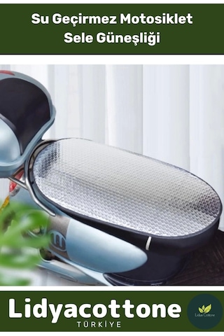 Motosiklet Sele Koruma Güneşliği 60 Cm X 35 Cm Lastikli Alüminyum Isı Yalıtımlı Hafif Su Geçirmez