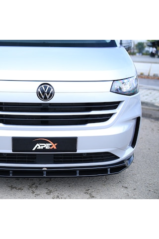 Apex Aero Design - Volkswagen Transporter T7 2022+ - Ön Tampon Eki 2 Parça - Front Splitter