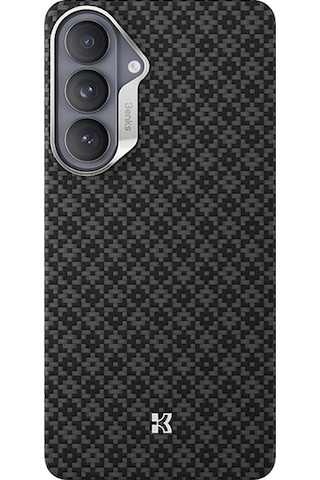Galaxy Uyumlu S26 Plus Uyumlu Kılıf M-safe Özellikli Benks Armorair Armorgrid Serisi Kevlar Kapak Siyah Siyah