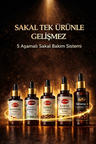 Safvital Sakal Gelişim Sistemi Bakım Seti 5'li