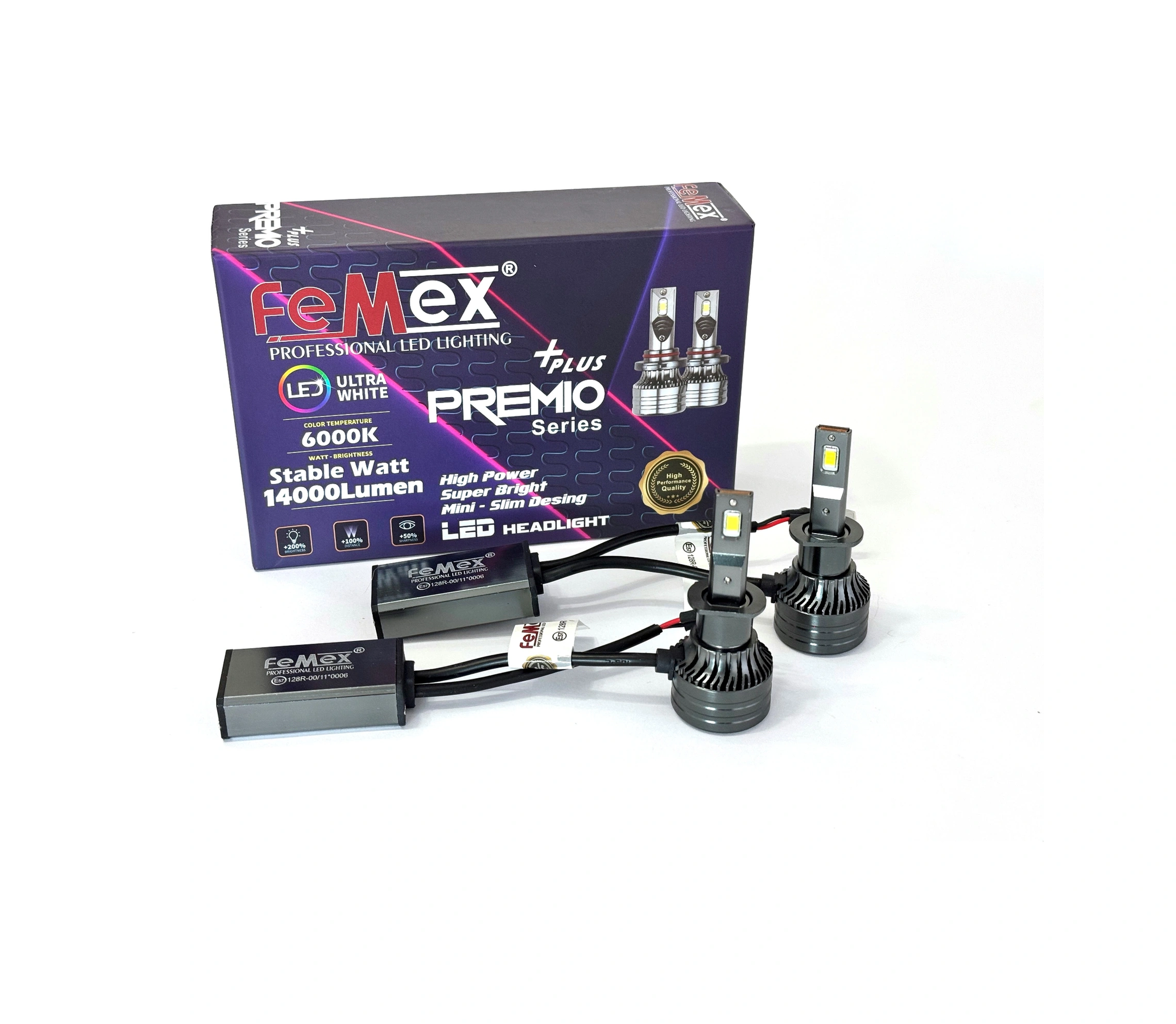 Hyundai Elantra 2011-2014 Araçlar İçin Led Xenon Uzun Far Ampulu Femex Premio Plus H1