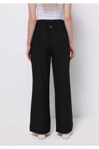 Colins Regular Fit Düşük Bel Geniş Paça Kadın Siyah Pantolon Cl1077182 Q1.v1 Blk Siyah