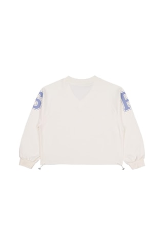 Civil Girls Paris Baskılı 10 -13 Yaş Sweatshirt - Ekru 19330J50225W1