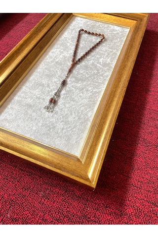 Tespih Çerçevesi -  Tespih Sergilemek İçin Hakiki Camlı Ürün