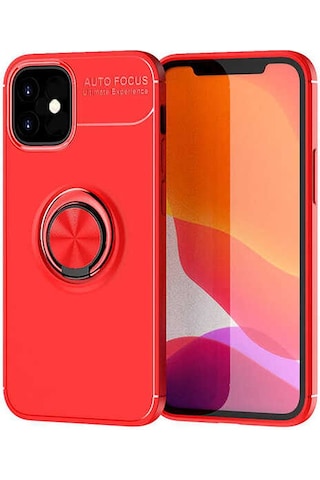 Apple Uyumlu iPhone 12 Mini Uyumlu Zore Ravel Silikon Kılıf-kırmızı Kirmizi -