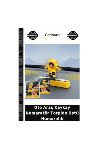Numaratör Hareketli Kayan Figür Kaykay Oto Araç Kaykay Numaratör Torpido Üstü Numaralık