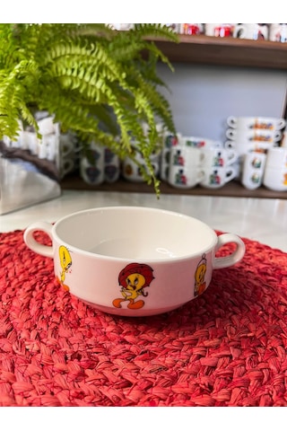 5 Parça Tweety Model Çocuk Bebek Yemek Takımı Beslenme Seti Çok Renkli