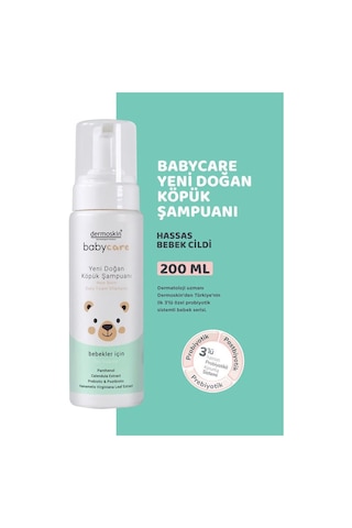 Dermoskin Babycare Yeni Doğan Köpük Şampuanı 200 ML