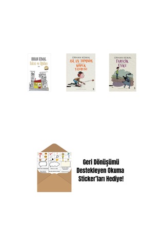 Eskici Ve Oğulları Midi Boy + Aslan Tomson - Köpek Yavrusu + Farecik Uyku + Okuma Sticker'ları