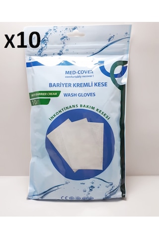 Med-Cover Bariyer Kremli Kese  10 Adet