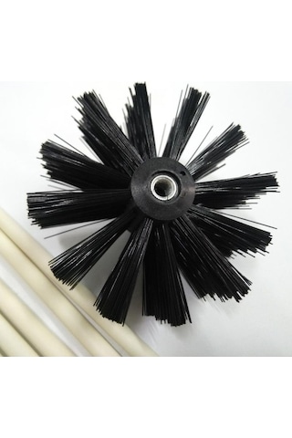 Createtech Ve Temizleme Tahrikli Süpürme Naylon Matkap Kiti Fırçası Elektrikli Döner Çubuklar Baca Aletleri A İn