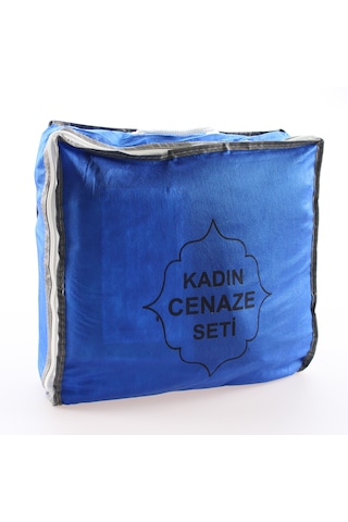 Çantalı Kadın Cenaze Seti Beyaz