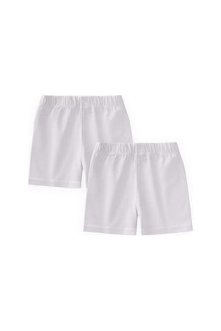 Cigit İkili Kız Boxer 2-11 Yaş Beyaz