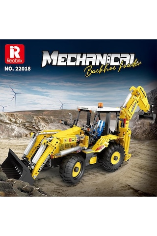 Reobrix Technic 22018 Rc Caterpillar Bulldozer Kumandalı&motorlu Yaratıcı Yapı Blok Seti Building Blocks - 2231 Parça