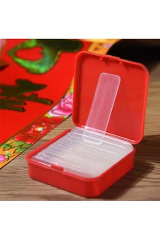 Çift Taraflı Şeffaf Bant Şeffaf Bant 60 Parça Kutulu 1cm x 4.5cm