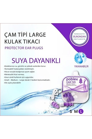 Poblex Kulak Tıkacı Çok Amaçlı Koruma Çözümü - Çam Tipi / 99