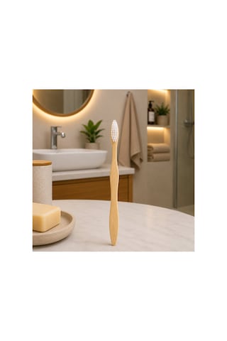 Ahşap - Bambu Naturel - Klasik Diş Fırçası 5671