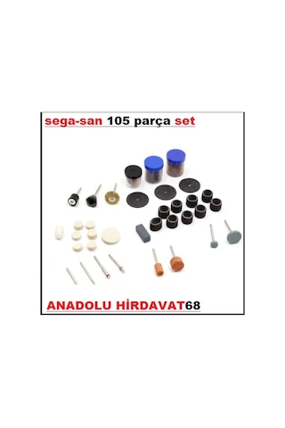 Segasan 105 Parça Gravür Seti Mini Taşlama Oyma Seti