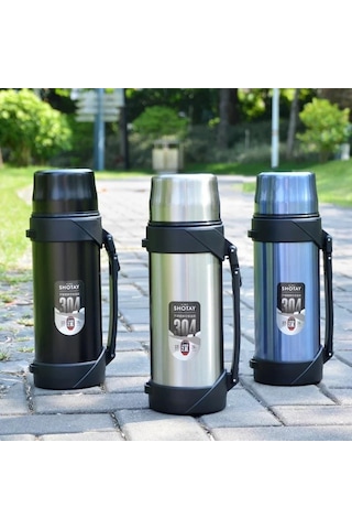 Shotay Çelik Termos 2000ml Mavi