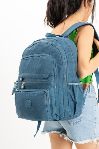 Baginn Unisex Sırt Çantası Hafif Yağmur Geçirmez Klinkır Kumaş Laptop Bölmeli Seyahat Çantası 43 30 Cm 001