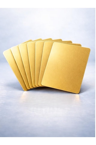 Nfc Kart Dijital Kartvizit Ntag215 Gold - 10 Adet
