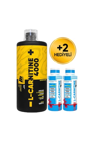 Mustang Nutrition L-carnitine 4000 Mg 1000 Ml 33 Servis Limon + 2 X L-karnitin Shot Hediyeli