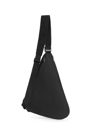 Erkekler İçin Şık Ve Pratik Crossbody Omuz Çantası, Günlük Kullanım İçin Üçgen Göğüs Çantası, Spor Ve Seyahat İçin Fonksiyonel Aksesuar Siyah