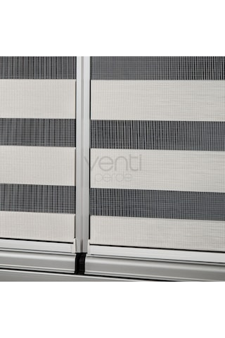 Brillant Cam Balkon Yapıştırmalı Zebra Perde (9 Renk Seçeneği)