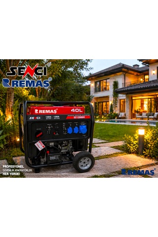 Senci Sc 12000 İv Marşlı Inverter 13 Kva Monofaze Benzinli Jeneratör